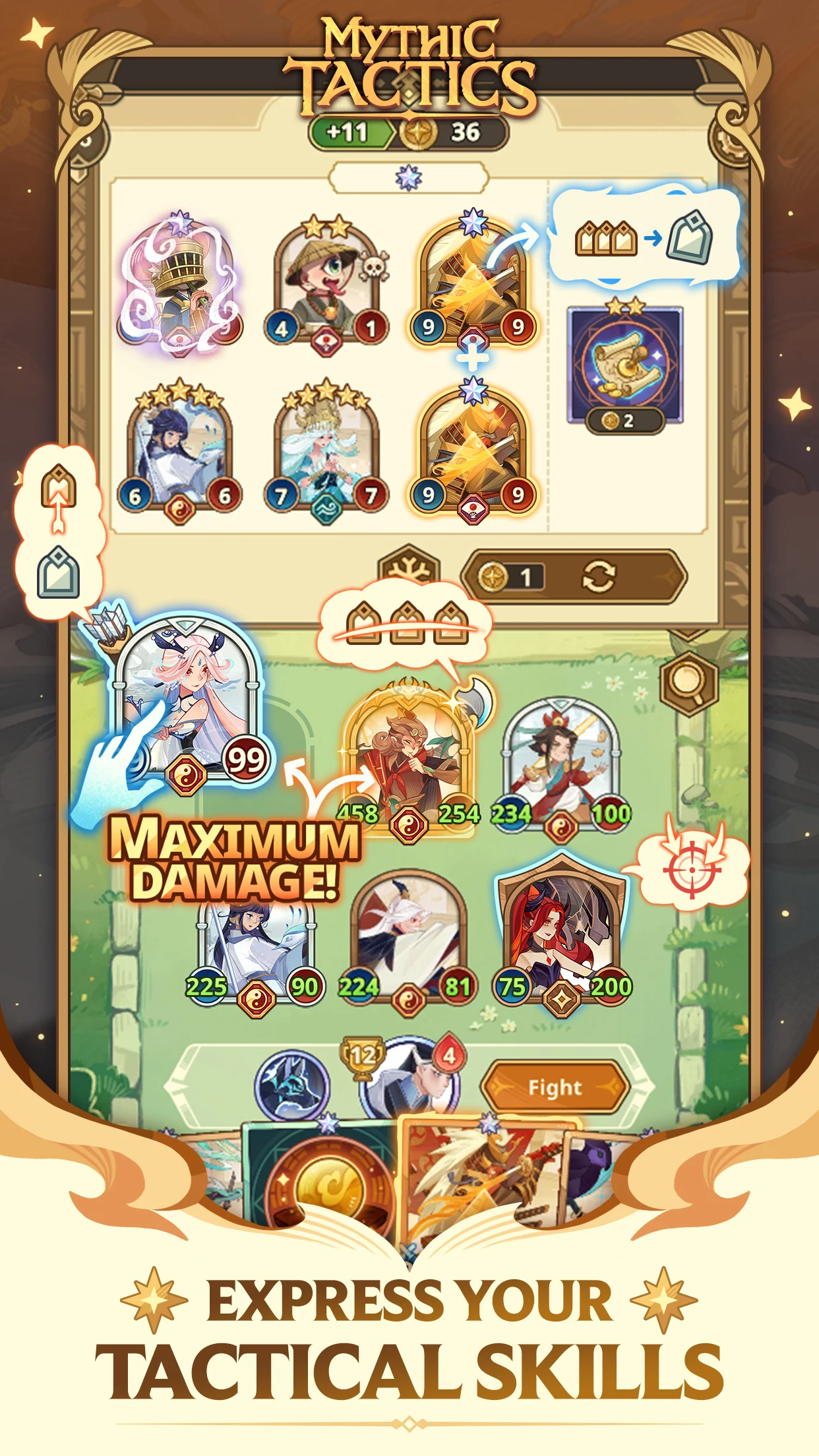 Mythic Tactics: Battleground screenshot